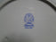 Herend Blue Garland, Florals: Crescent Side Salad Plate, 7 1/4" x 5"