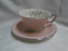 Castleton Fontaine, Pink, Flowers, Platinum Trim: Cup & Saucer Set (s), 2 1/4"