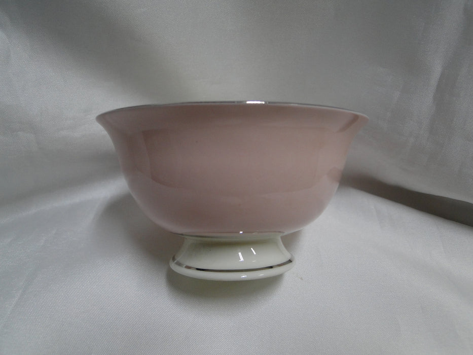 Castleton Fontaine, Pink, Flowers, Platinum Trim: Cup & Saucer Set (s), 2 1/4"