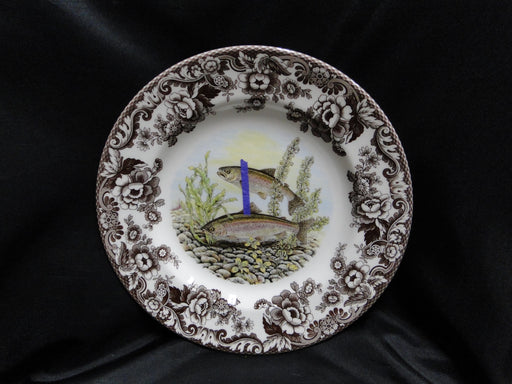 Spode Woodland North American Fish Rainbow Trout: Dinner Plate, 10 1/2", Flaw