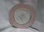 Castleton Fontaine, Pink, Flowers, Platinum Trim: Salad Plate, 8 3/8"