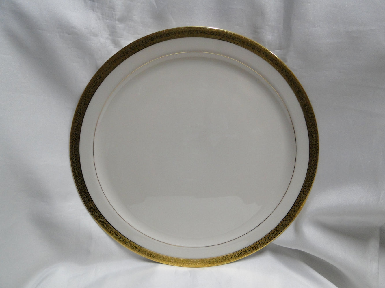 Lenox Stanford, Gold Encrusted, Ivory: Round Platter / Chop Plate, 12 1/2"