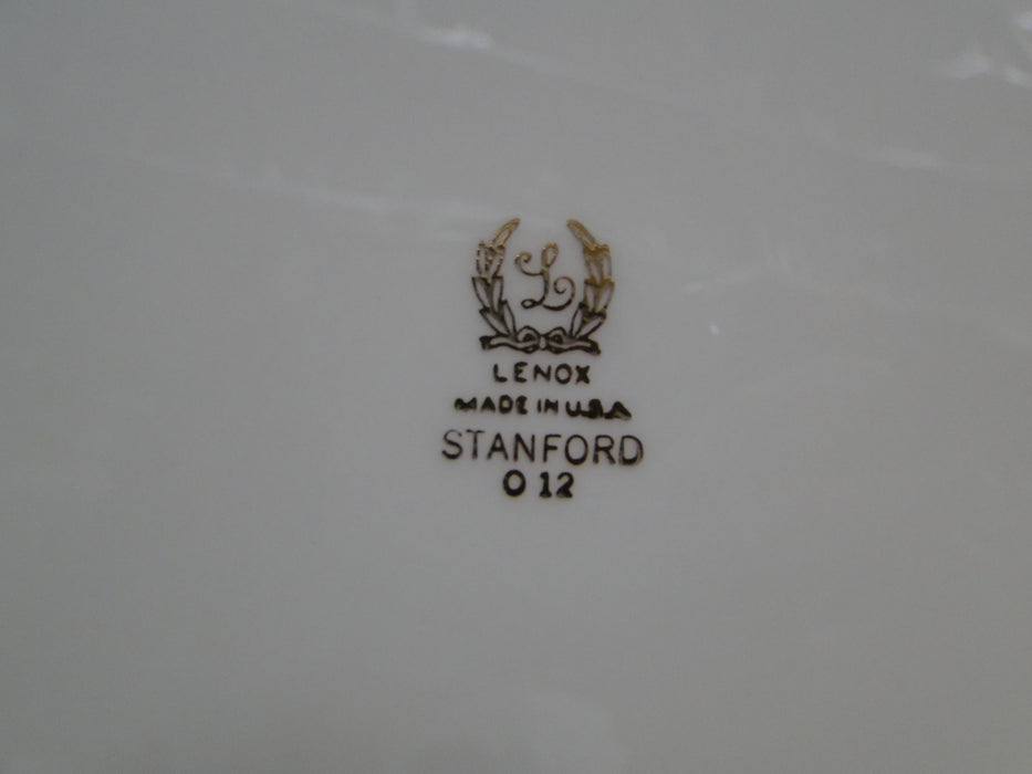 Lenox Stanford, Gold Encrusted, Ivory: Round Platter / Chop Plate, 12 1/2"