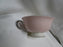 Castleton Shell Pink, Platinum Trim: Cup & Saucer Set (s), 2 1/4" Tall