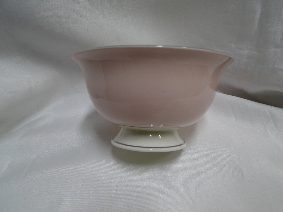 Castleton Shell Pink, Platinum Trim: Cup & Saucer Set (s), 2 1/4" Tall