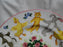 Tiffany Playground, Animals, Flowers, Pink Trim: Children's Plate, 7"