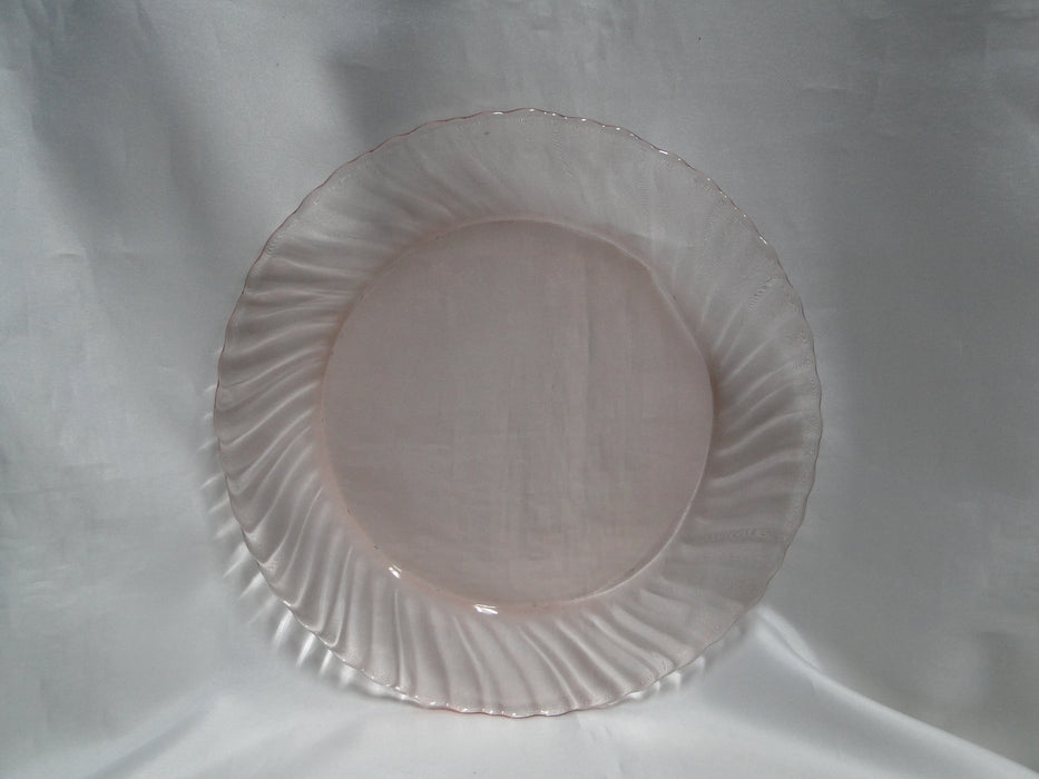 Cristal d'Arques Rosaline Pink, Swirled: Luncheon Plate (s), 8 3/4"