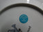 Tiffany Playground, Animals, Flowers, Pink Trim: Children's Plate, 7"