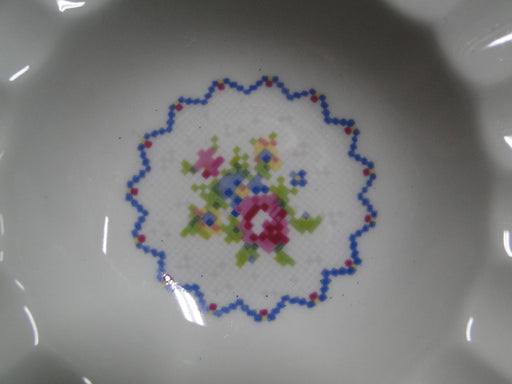 Royal Albert Petit Point, Floral Embroidery: Ashtray (s), 4 3/4" x 1"