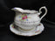 Royal Albert Petit Point, Floral Embroidery: Gravy Boat As Is & Sep Underplate