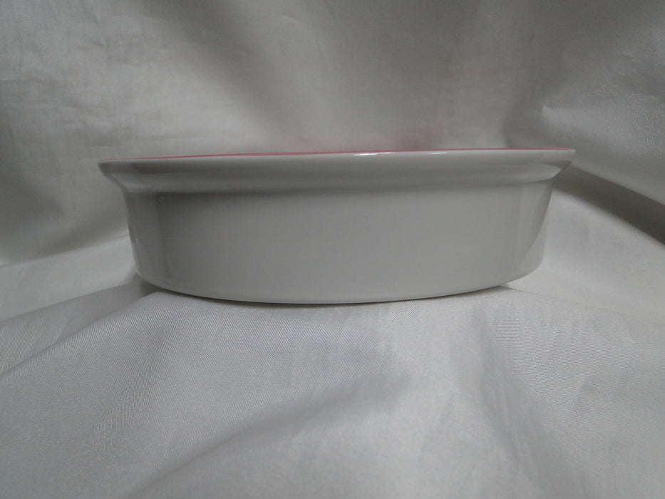 Tiffany Playground, Animals, Flowers, Pink Trim: Children's Bowl, 6 5/8" x 1.5"