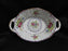 Royal Albert Petit Point, Floral Embroidery: Oval Sweet Meat Dish, 5 3/4"