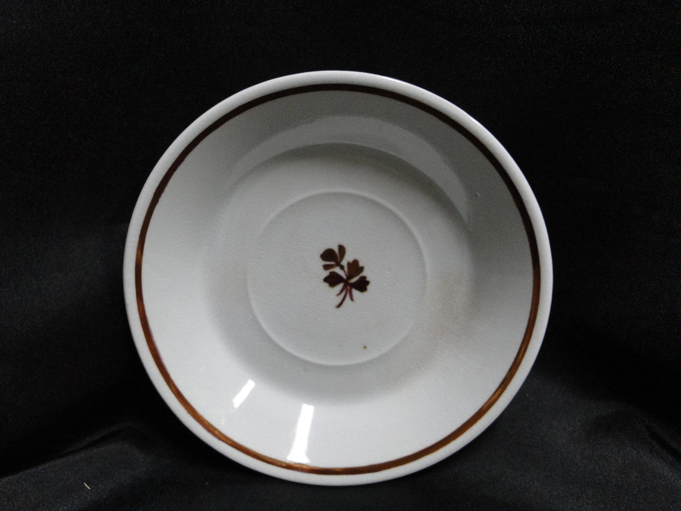 Meakin, Alfred Tea Leaf, Copper Tea Leaf Center: 6" Saucer Only, Crazing