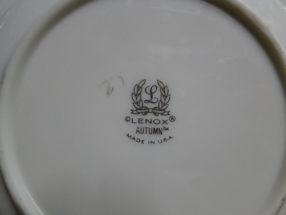 Lenox Autumn, Fruit, Blue Scrolls: Rim Soup Bowl, 8 3/8" x 1 3/8" Tall