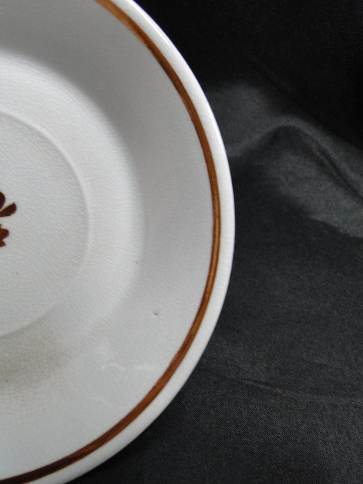 Meakin, Alfred Tea Leaf, Copper Tea Leaf Center: 6" Saucer Only, Crazing