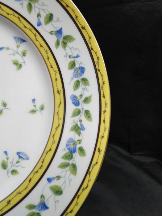 Raynaud Ceralene Morning Glory Sprays, Yellow Bands: Dinner Plate (s), 10 3/4"