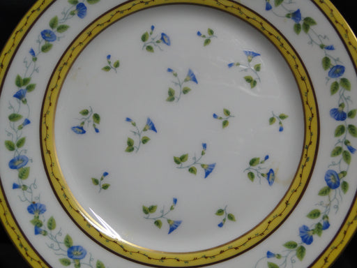 Raynaud Ceralene Morning Glory Sprays, Yellow Bands: Salad Plate (s), 7 5/8"