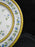 Raynaud Ceralene Morning Glory Sprays, Yellow Bands: Salad Plate (s), 7 5/8"