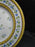 Raynaud Ceralene Morning Glory Sprays, Yellow Bands: Bread Plate (s), 6 1/2"