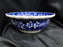 Copeland Spode's Tower Blue, Flowers & Scene: Salad / Serving Bowl, 10" x 3 3/4"