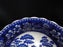 Copeland Spode's Tower Blue, Flowers & Scene: Salad / Serving Bowl, 10" x 3 3/4"