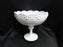 Indiana Garland Milkglass, Raised Drips, No Fruit: Compote, 8 1/2" x 7 3/4" Tall