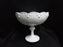 Indiana Garland Milkglass, Raised Drips, No Fruit: Compote, 8 1/2" x 7 3/4" Tall