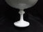 Indiana Garland Milkglass, Raised Drips, No Fruit: Compote, 8 1/2" x 7 3/4" Tall