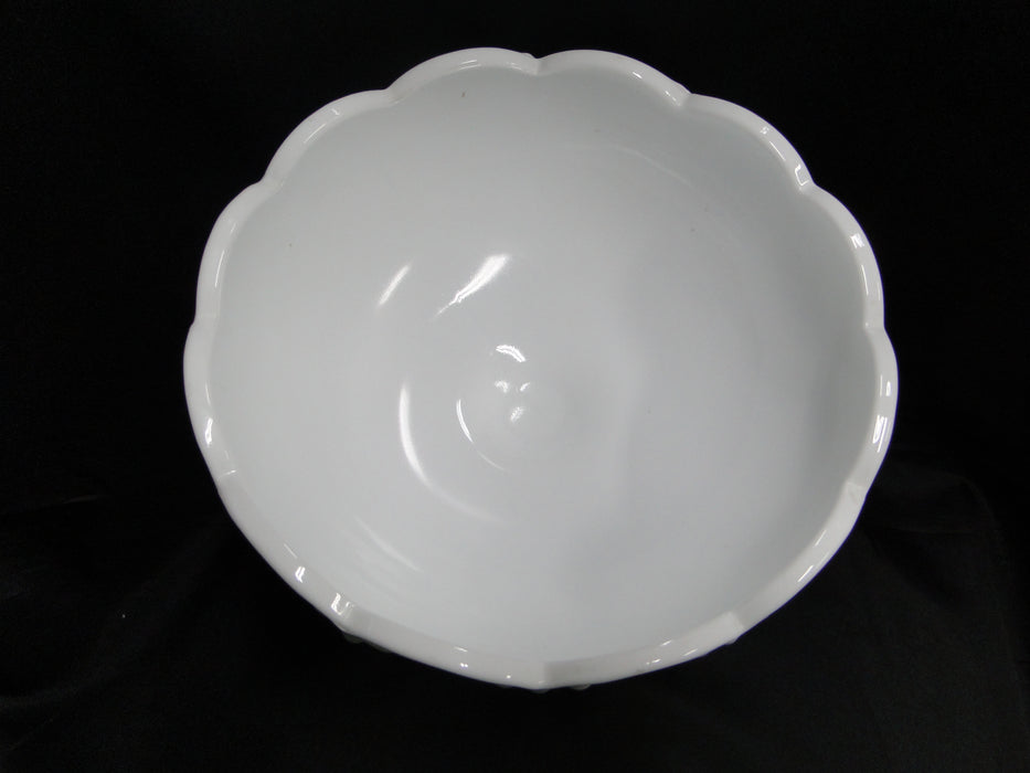 Indiana Garland Milkglass, Raised Drips, No Fruit: Compote, 8 1/2" x 7 3/4" Tall