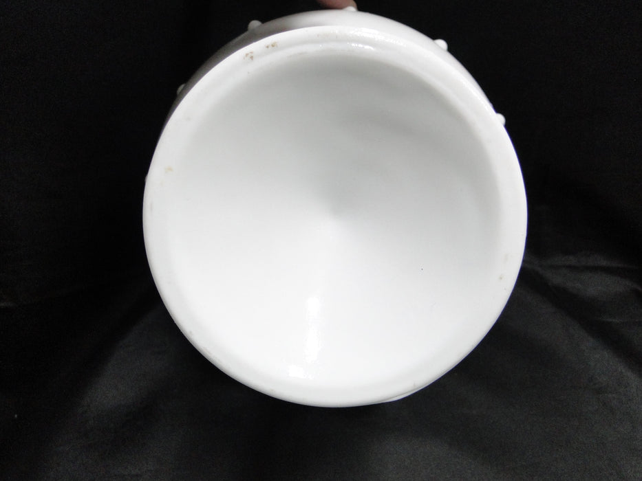 Indiana Garland Milkglass, Raised Drips, No Fruit: Compote, 8 1/2" x 7 3/4" Tall