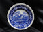 Spode Tower Blue, Flowers & Scene: Luncheon Plate, 9 3/8"