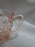 Jeannette Cube Pink, Depression Glass: Open Sugar Bowl, 2 3/8" Tall