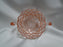 Jeannette Cube Pink, Depression Glass: Open Sugar Bowl, 2 3/8" Tall