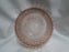 Kig Trellis Pink, Sandwich Glass, Fleur de Lis: Round Bowl, 6 7/8" x 2 3/4"