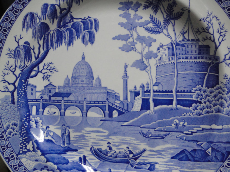 Spode Blue Room, Blue & White: Dinner Plate, 10 1/2", "Rome"