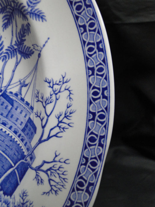 Spode Blue Room, Blue & White: Dinner Plate, 10 1/2", "Rome"