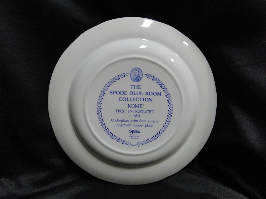 Spode Blue Room, Blue & White: Dinner Plate, 10 1/2", "Rome"