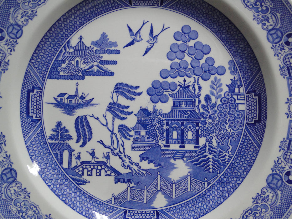 Spode Blue Room, Blue & White: Dinner Plate, 10 1/2", "Willow"