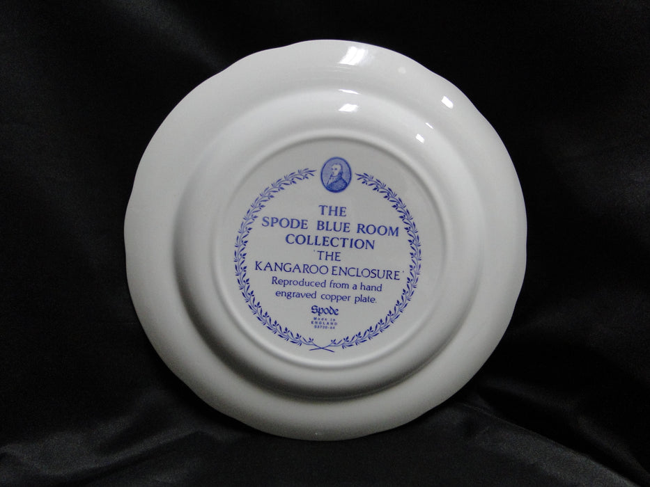 Spode Blue Room, Blue & White: Dinner Plate, 10 1/2", "The Kangaroo Enclosure"