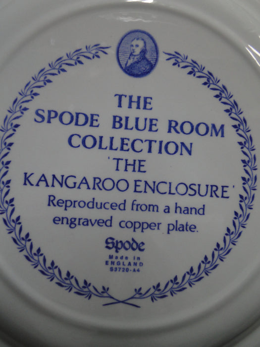 Spode Blue Room, Blue & White: Dinner Plate, 10 1/2", "The Kangaroo Enclosure"