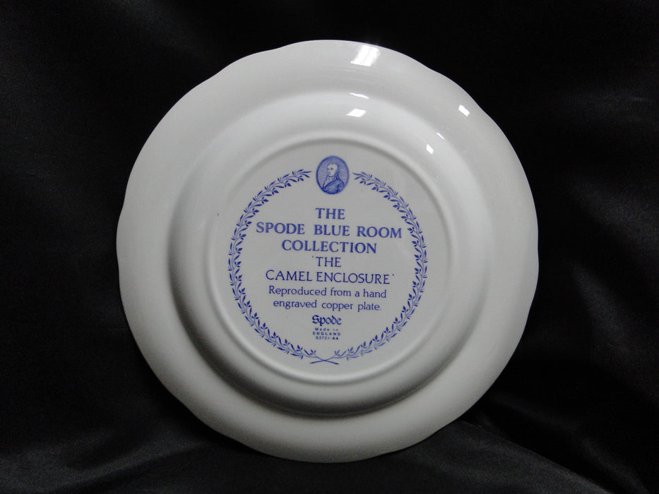 Spode Blue Room, Blue & White: Dinner Plate, 10 1/2", "The Camel Enclosure"