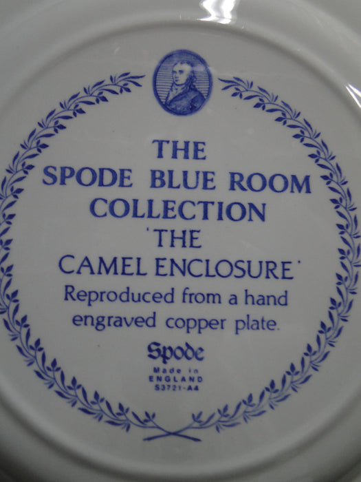 Spode Blue Room, Blue & White: Dinner Plate, 10 1/2", "The Camel Enclosure"