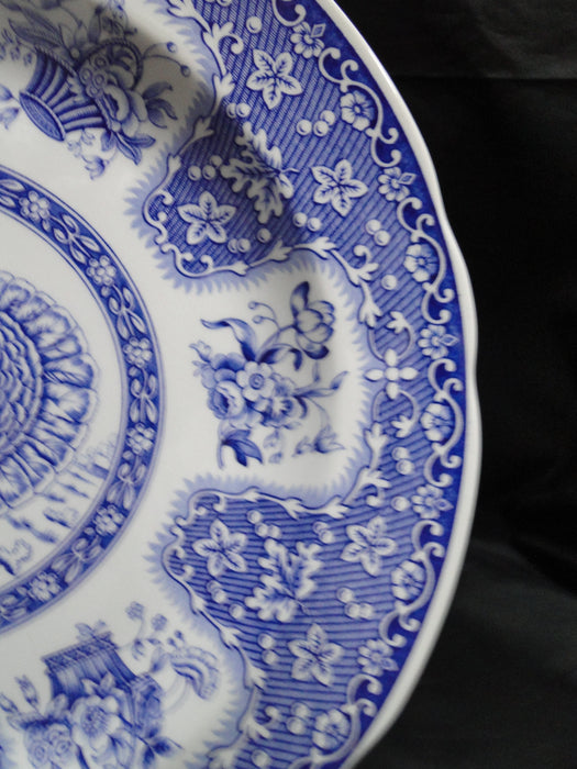 Spode Festival Blue, Turkey, Flower Baskets: Dinner Plate (s), 10 1/2"