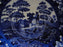 Copeland Spode's Tower Blue, Flowers & Scene: Salad / Serving Bowl, 10" x 3 3/4"