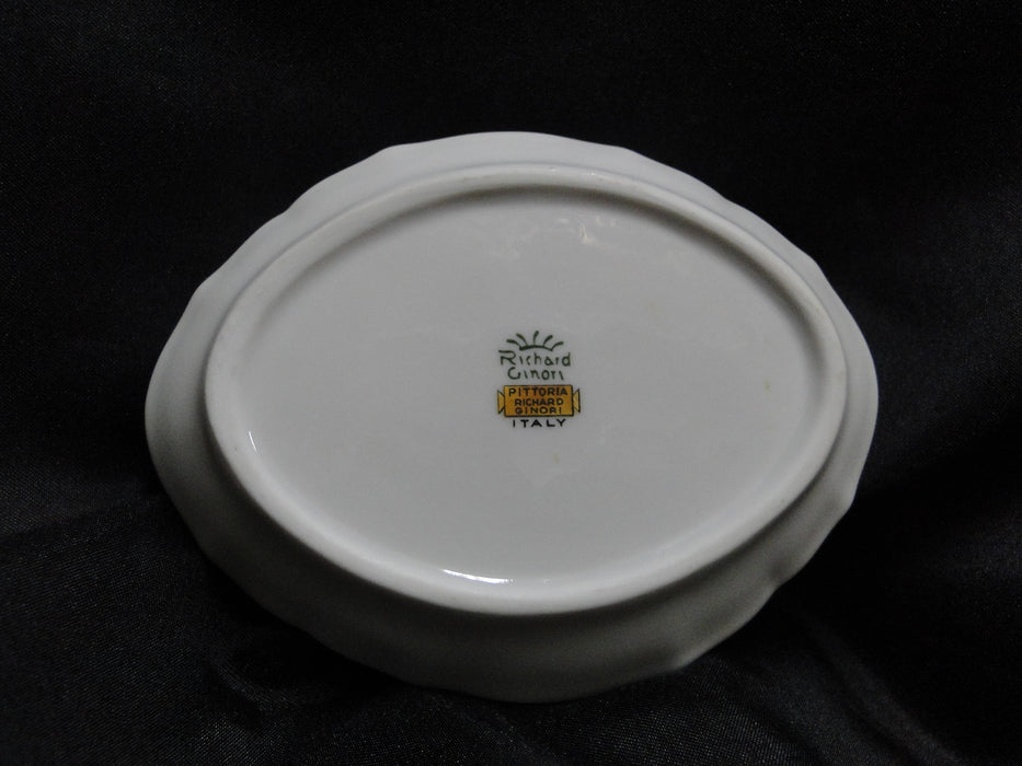 Richard Ginori Italian Fruits, Antico Doccia: Oval Dish / Silver Tray, 4 7/8"