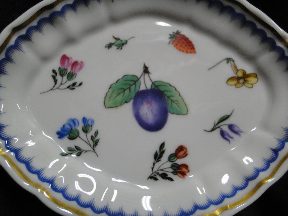 Richard Ginori Italian Fruits, Antico Doccia: Oval Dish / Silver Tray, 4 7/8"