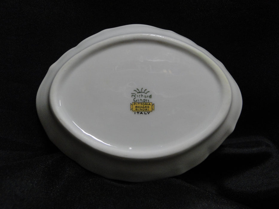 Richard Ginori Italian Fruits, Antico Doccia: Oval Dish / Silver Tray, 4 7/8"