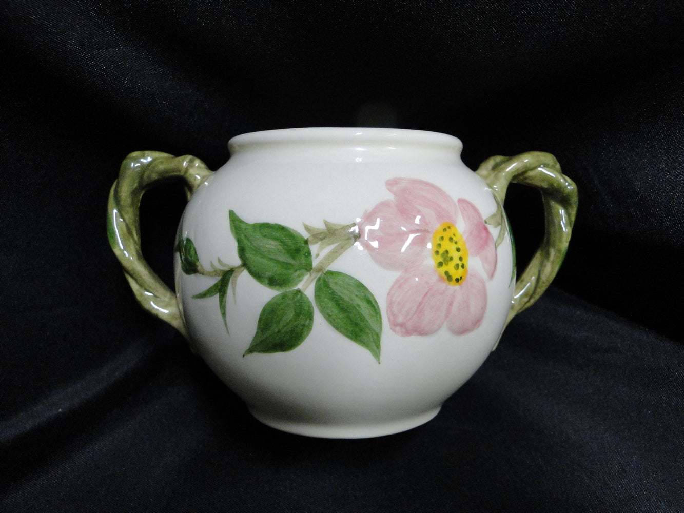 Franciscan Desert Rose, USA: Sugar Bowl Bottom without Lid, 3 1/8" Tall