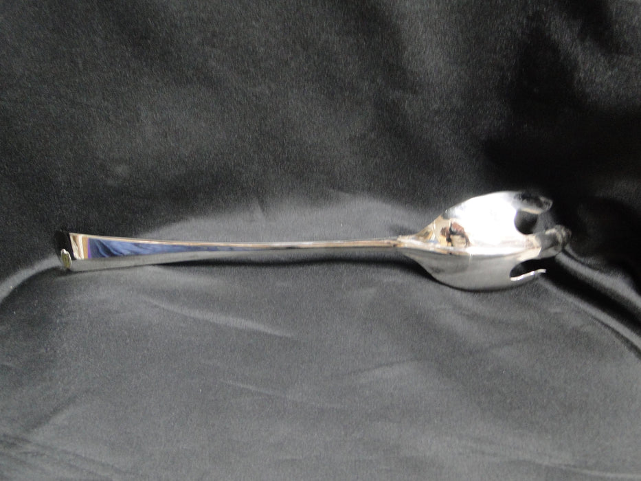 Silverplate Flatware Made in China: Salad Serving Spoon & Fork, 12 1/2"