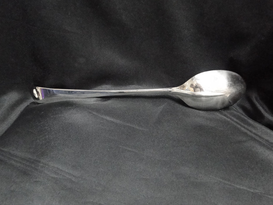 Silverplate Flatware Made in China: Salad Serving Spoon & Fork, 12 1/2"